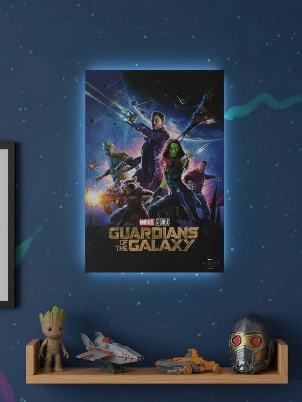 Marvel Guardians Of The Galaxy Wood Poster Wall Decoration Home Decor Man Cave